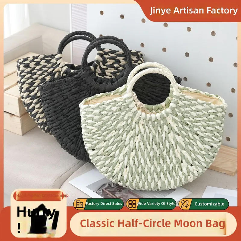 Women'S Bags Handbags - Women Moon Bag Semi Round Handbag