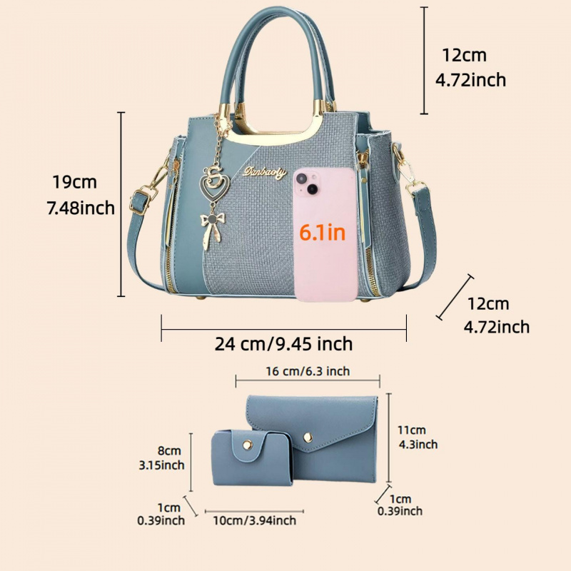 Elegant Women's Handbag Set, M - огляд і ціна Women'S Bags Handbags