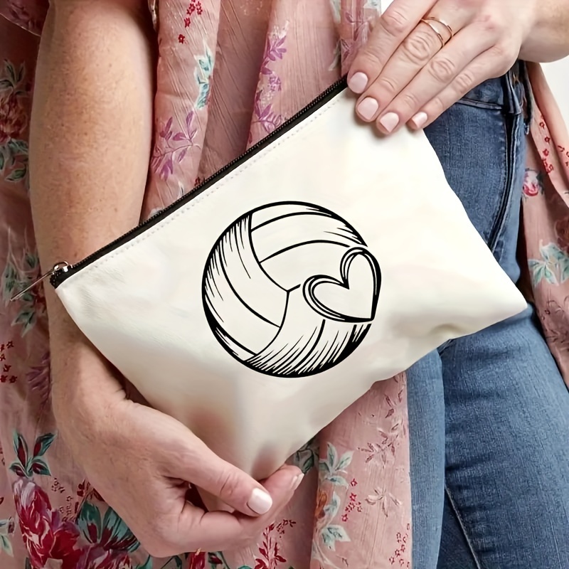 A Volleyball themed makeup bag - огляд і ціна Women Bags In Amazon