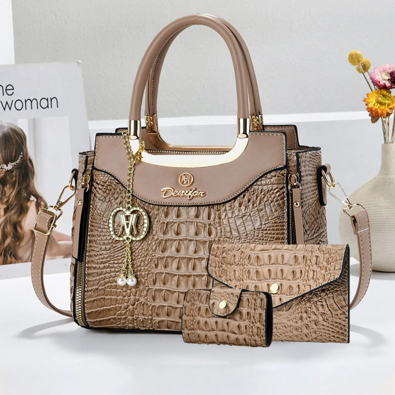 Women's Crocodile Texture Hand - огляд і ціна Women'S Bags Handbags