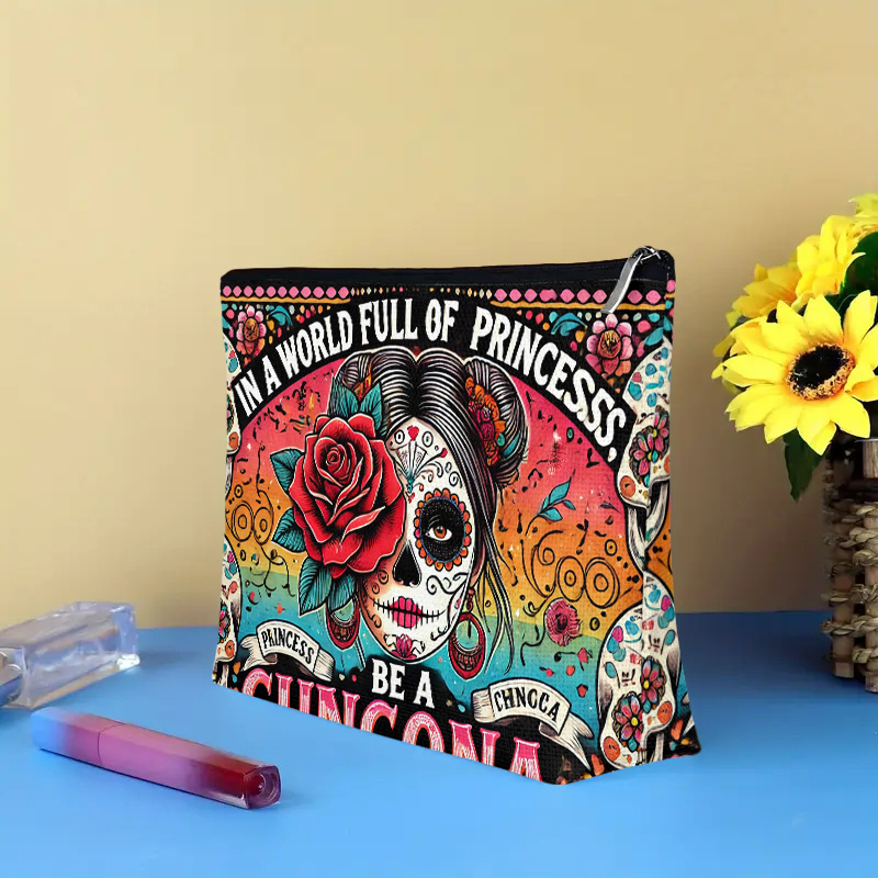 A Flower and skull cosmetic ba - огляд і ціна Women Bags In Amazon